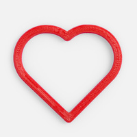 Подвеска Contour, 3D-печать на заказ, сердце