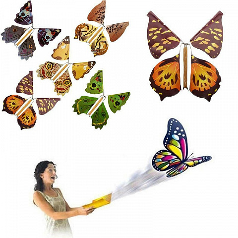 Летающая бабочка в открытку - рис 5.