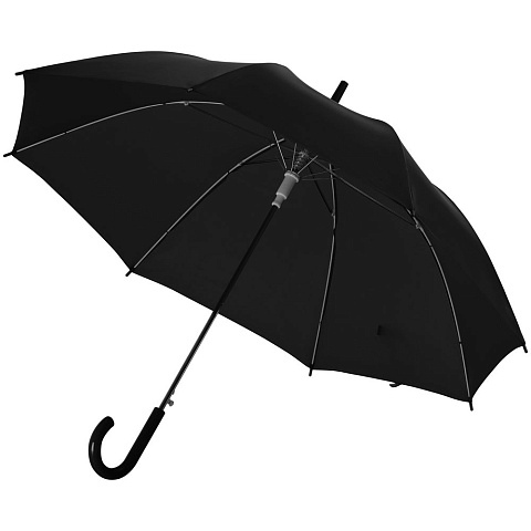 Зонт-трость Promo, черный - рис 2.