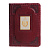 Ежедневник ФСБ красный с накладкой покрытой золотом 999 пробы - миниатюра