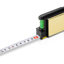 Рулетка на 2 м с уровнем и блоком для записей Nerd