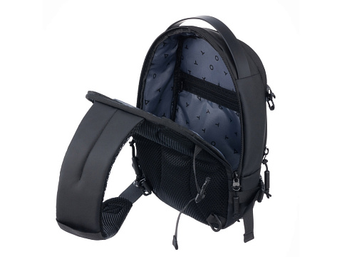 Рюкзак на одно плечо TORBER Xtreme, оранжевый/чёрный, 20 х 8 х 31 см, 5л - рис 6.