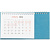 Календарь настольный Brand, голубой - миниатюра - рис 3.