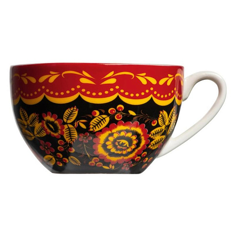 Подарочный набор для чая Матрешка (хохлома) - рис 5.