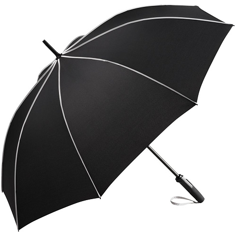 Зонт-трость Seam, светло-серый - рис 2.
