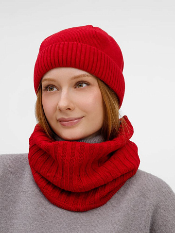 Шапка ComFleece, красная - рис 7.