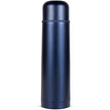 Термос Relaxika 101 (1 литр), темно-синий (без лого)