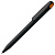 Ручка шариковая Prodir DS1 TMM Dot, черная с оранжевым - миниатюра