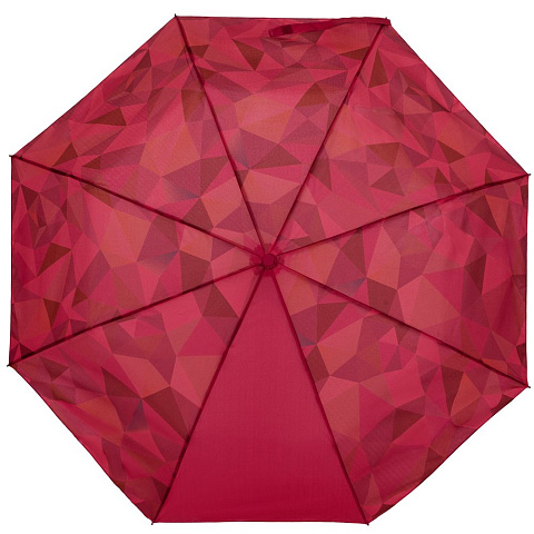 Складной зонт Gems, красный - рис 2.
