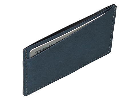 Футляр на 3 пластиковые карты Alicante, темно-синий - рис 4.