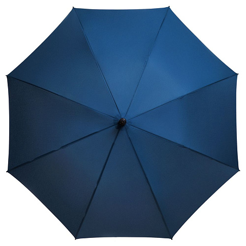 Зонт-трость Magic с проявляющимся цветочным рисунком, темно-синий - рис 4.