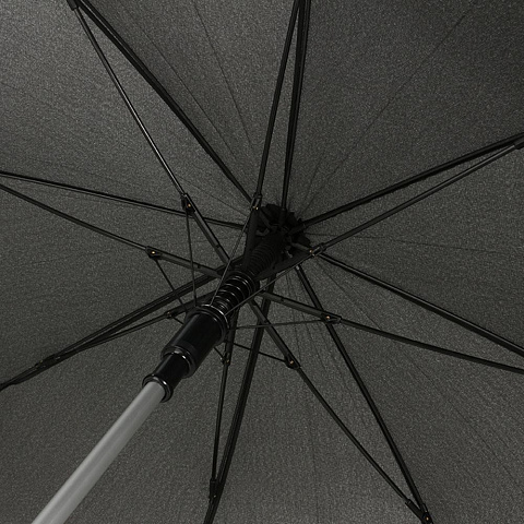 Зонт-трость Alu AC, черный - рис 3.