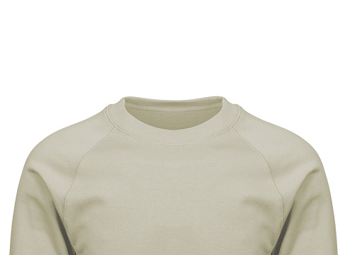 Свитшот оверсайз с рукавом реглан Belgrade, унисекс, оливковый - рис 7.