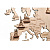 Деревянная карта мира (размер ХХL) - миниатюра - рис 3.