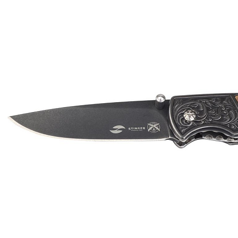 Складной нож Stinger S055B, коричневый - рис 4.