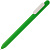 Ручка шариковая Swiper Soft Touch, зеленая с белым - миниатюра