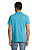 Рубашка поло мужская Summer 170, бирюзовая - миниатюра - рис 7.