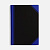 Блокнот Accenti, черный с синим - миниатюра - рис 3.