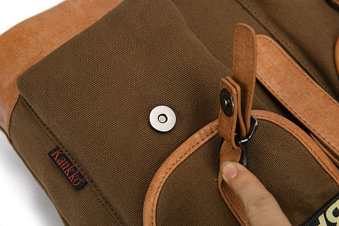 KAUKKO мужской рюкзак (коричневый) - рис 17.