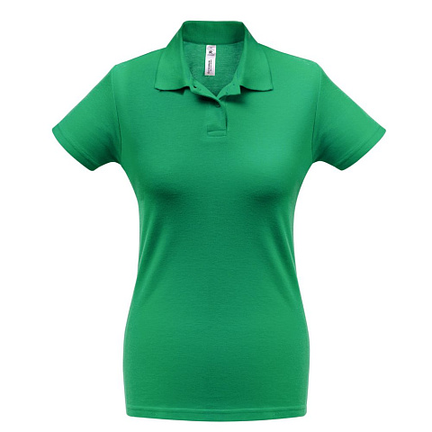 Рубашка поло женская ID.001 зеленая - рис 2.