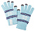 Сенсорные перчатки Snowflake, голубые - миниатюра - рис 2.