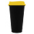 Стакан с крышкой Color Cap Black, черный с желтым - миниатюра - рис 2.