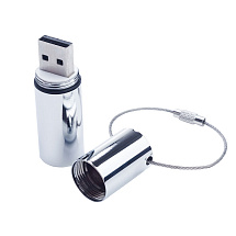 USB-флешка на 4 ГБ,  серебро