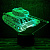 3D светильник Танк - миниатюра