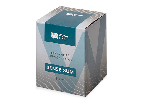 Термокружка Sense Gum, soft-touch, непротекаемая крышка, 370мл, черный - рис 7.