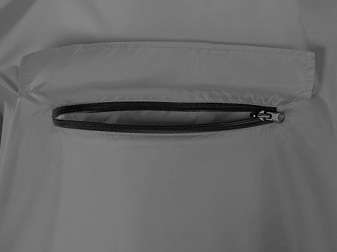 Дождевик - пончо Galaxy со светоотражающими элементами, серый - рис 6.