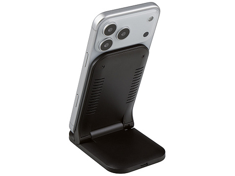 Беспроводное зарядное устройство Foldy, 15 Вт, черный - рис 7.