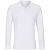 Рубашка поло унисекс с длинным рукавом Planet LSL, белая - миниатюра - рис 2.