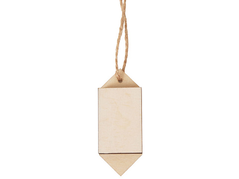 Ёлочная подвеска конфета из фанеры - рис 4.