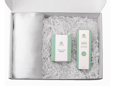 Подарочный набор White light 2.0 с пледом, диффузором, насыпной свечой - рис 3.