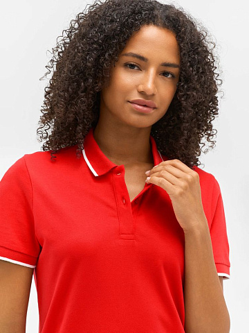 Рубашка поло унисекс Palermo, черная с белым - рис 8.