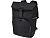 Рюкзак Rhine 15 GRS со сворачивающимся верхом на 18 л из материала, переработанного по стандарту GRS, сплошной черный - миниатюра