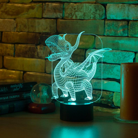 3D светильник Дракоша - рис 5.