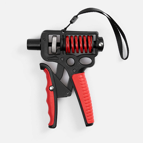 Эспандер кистевой пружинный Motive Power, черный с красным - рис 2.