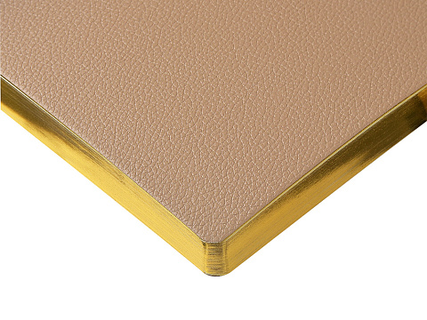 Ежедневник недатированный А5 Total beige с нашивкой, бежевый - рис 5.