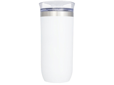 Вакуумная герметичная термокружка Twist, белый - рис 4.