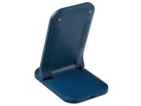 Беспроводное зарядное устройство Foldy, 15 Вт, темно-синий - рис 6.