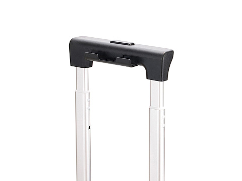 Чемодан TORBER БАЙКАЛ, тёмно-серый металлик, поликарбонат, 37,5 x 20 х 54 см, 37 л - рис 10.