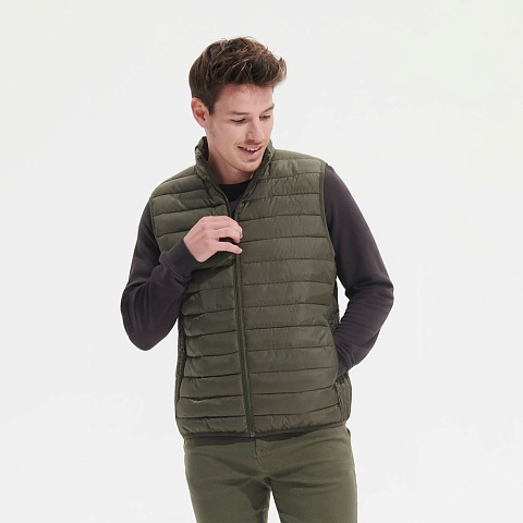 Жилет мужской Stream BW Men, серо-бежевый - рис 5.