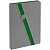 Ежедневник Rubikon, недатированный серо-зеленый - миниатюра