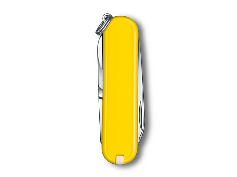 Нож-брелок VICTORINOX Classic SD Colors Sunny Side, 58 мм, 7 функций, жёлтый - рис 3.