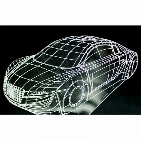 3D светильник Автомобиль - рис 3.