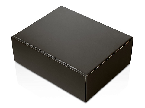 Подарочный набор с туркой, кофе и термокружкой, черный - рис 13.