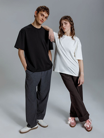 Футболка оверсайз Kangas, черная - рис 12.