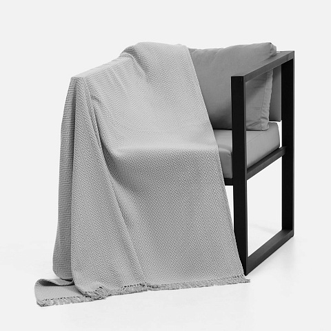 Плед Saltoro, светло-серый - рис 6.