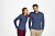 Рубашка поло мужская с длинным рукавом Winter II 210 ярко-синяя - миниатюра - рис 7.